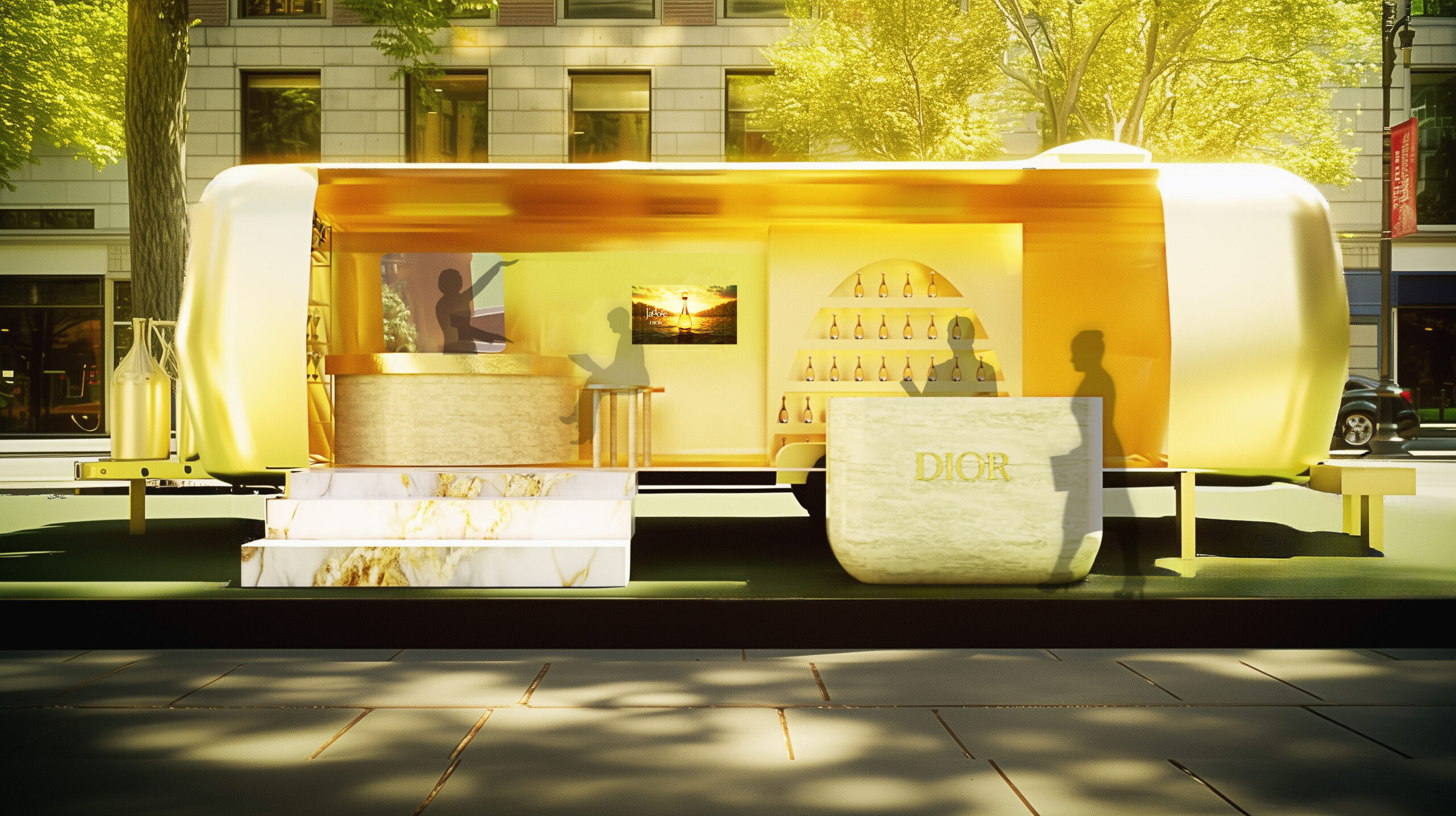 Dior Mobile Airstream Perfume Pop-Up