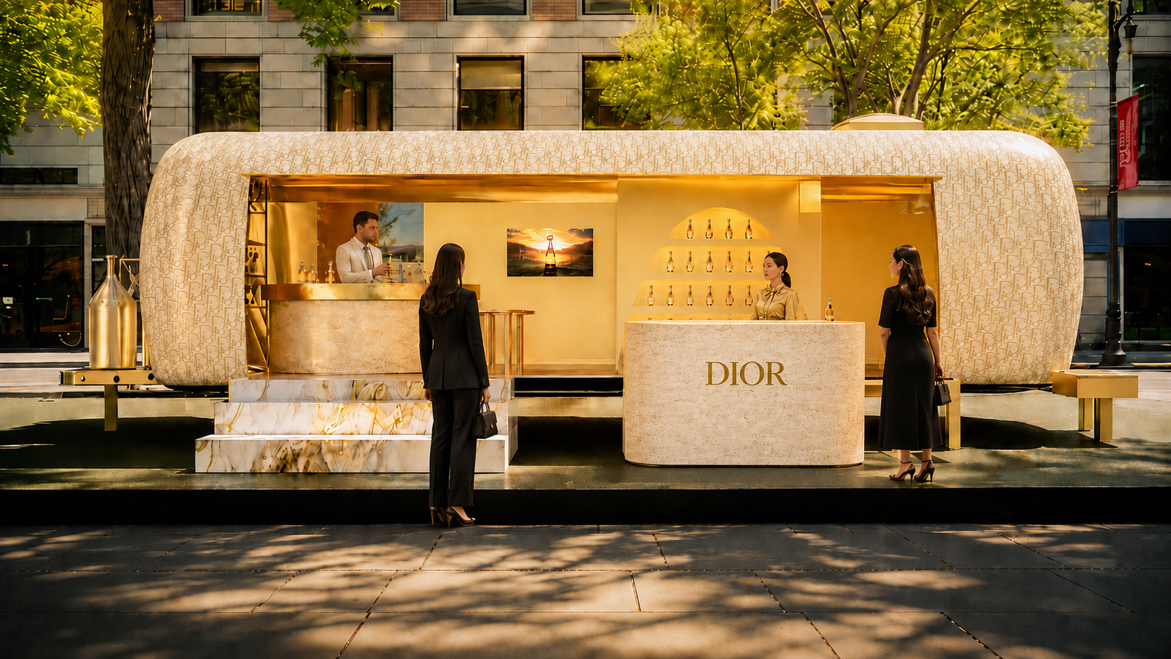 Dior Mobile Airstream Perfume Pop-Up